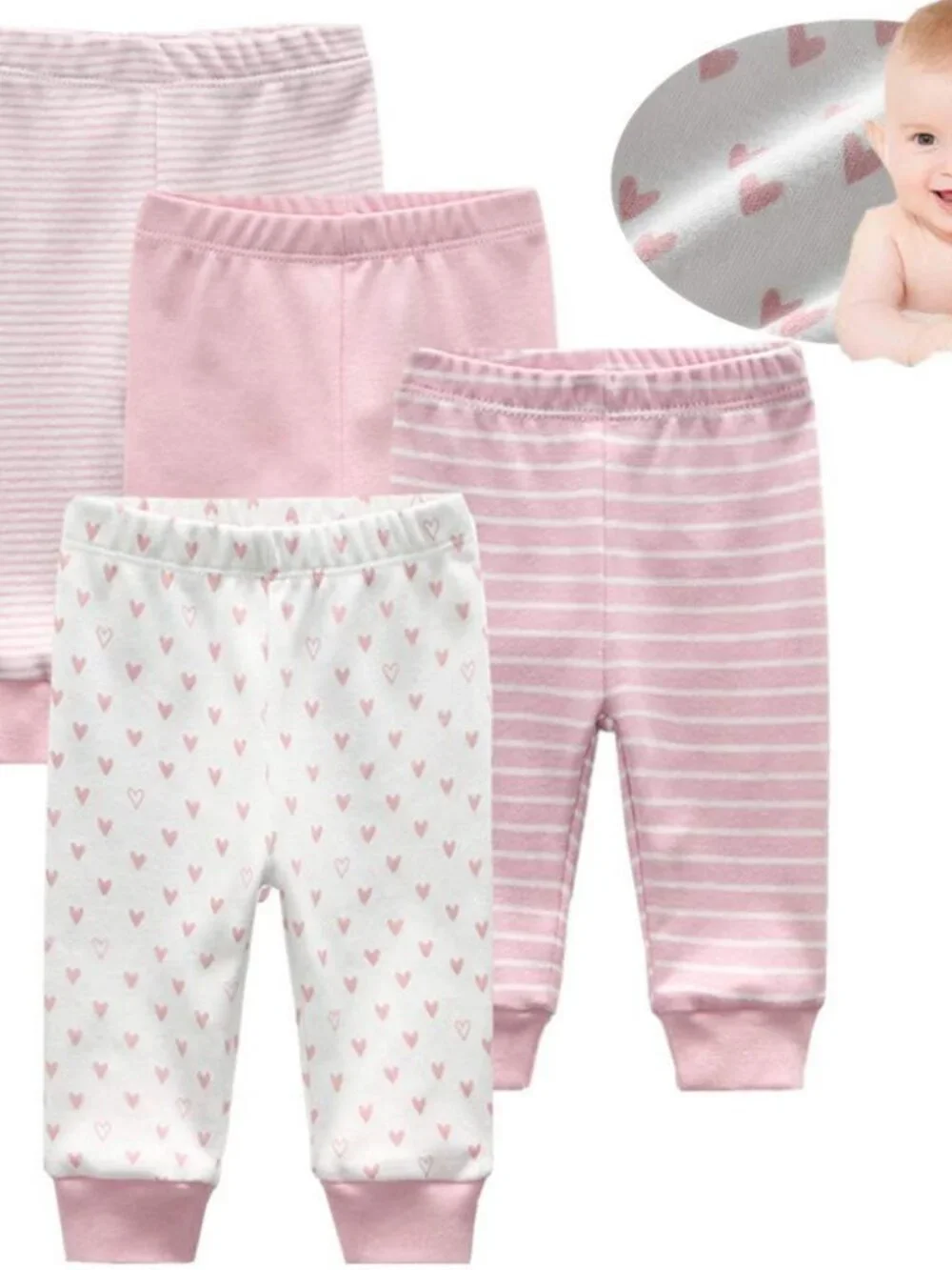 Baby Bodysuit Set Pink 3 Months 20-Piece Bodysuits Pants Hats Mittens